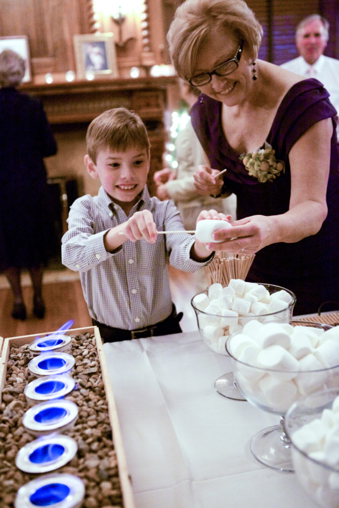 Everyone enjoyed roasting their own marshmallows!)